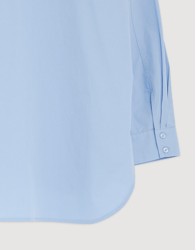 Revibe - Repaired AERE Freya Oversized Organic Cotton Shirt - AU 10