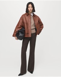 M.N.G - Oversize Leather Biker