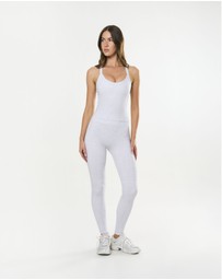 STAX. - Full Length Tights Airlyte - Grey Marle