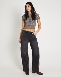 Subtitled - Maylee Low Rise Relaxed Denim Jeans