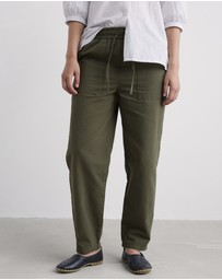 Seasalt - Seasalt Cornwall Green Sholl Tapered Joggers