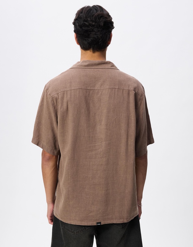 Thrills - Hemp Minimal Thrills Cropped Bowling Shirt