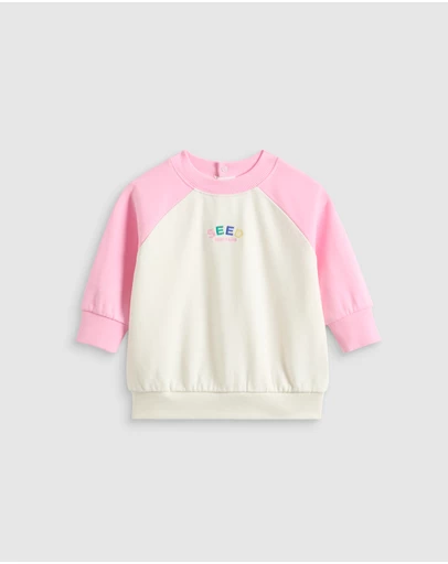 Seed Heritage - Colourblock Logo Sweat