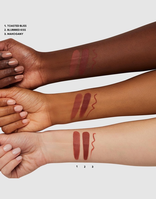 MAC - Powdered Snow Powder Kiss Lip Kit: Brown
