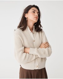 Forcast - Petra Rib Knit Cardigan