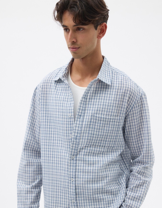 AERE - Relaxed Cotton Check Shirt