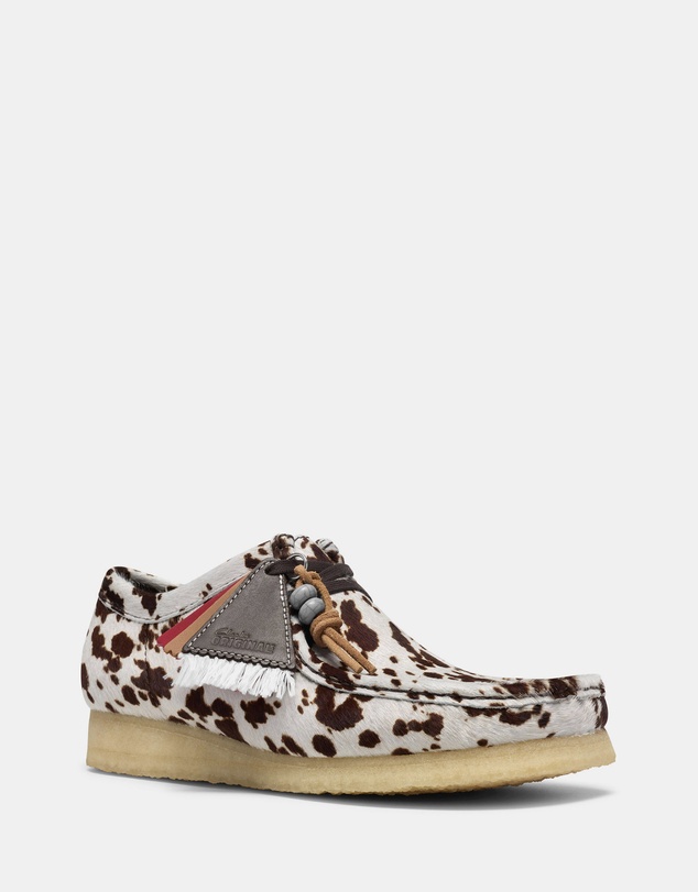 Clarks Originals - Wallabee (M) Brown Cow Print