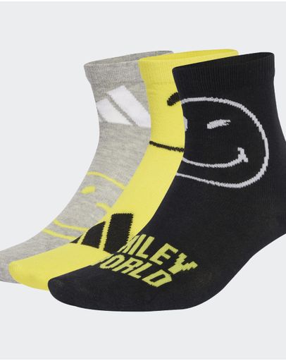 Medium Grey Heather / Bright Yellow / Black