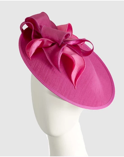 Max Alexander - Fuchsia Plate Racing Fascinator
