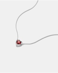 THOMAS SABO - THOMAS SABO Necklace with Red Heart Stone Silver