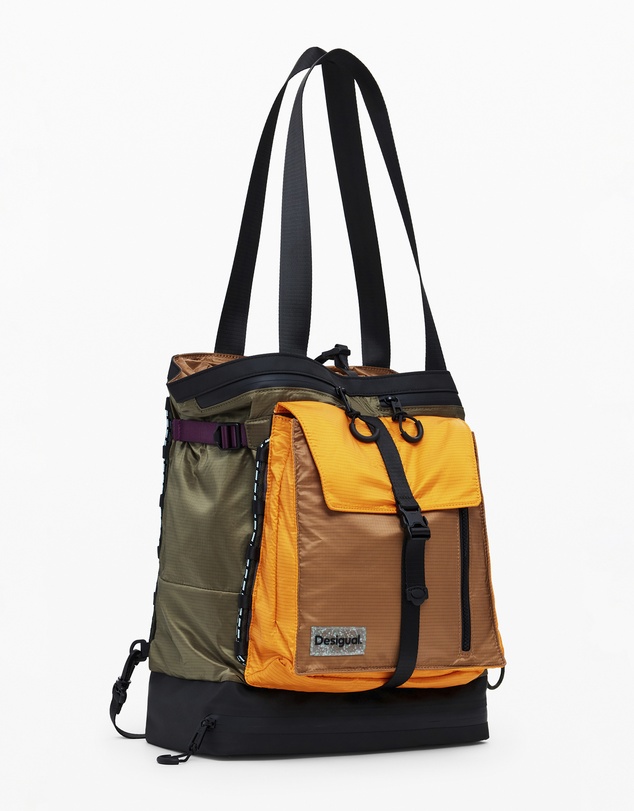 Desigual - Large nylon tote backpack