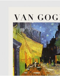 Inka Arthouse - Cafe Terrace by Van Gogh Art Print