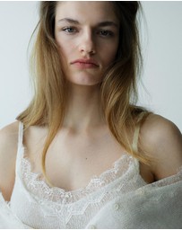M.N.G - Top With Lace Neck