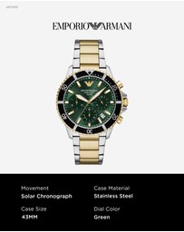 Emporio Armani - Multicolour Chronograph Watch