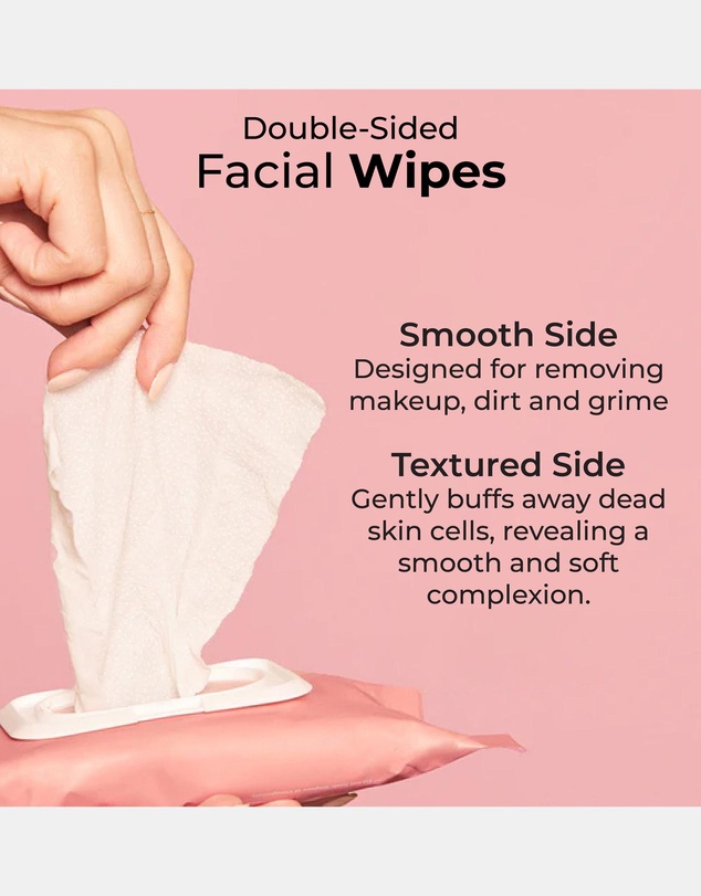 MCoBeauty - 25-Pack Everyday Double-Sided Facial Wipes