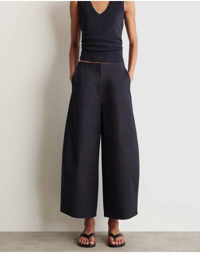 COS - Cropped Barrel-Leg Cotton Trousers