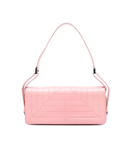 Pre-Loved by Azura Reborn - Pre-Loved Stitched Lambskin Logo Flap