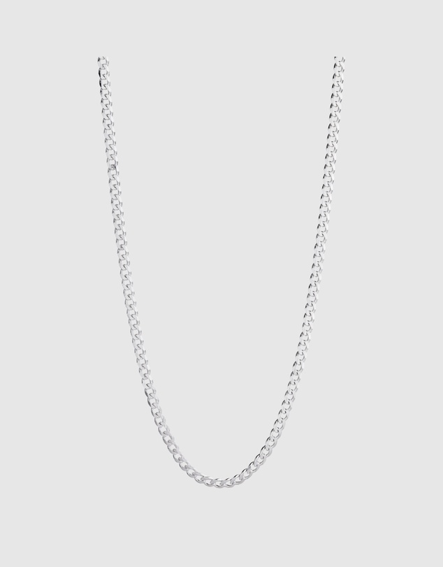 Najo - Cuban Men's Silver Chain Necklace 4.3mm