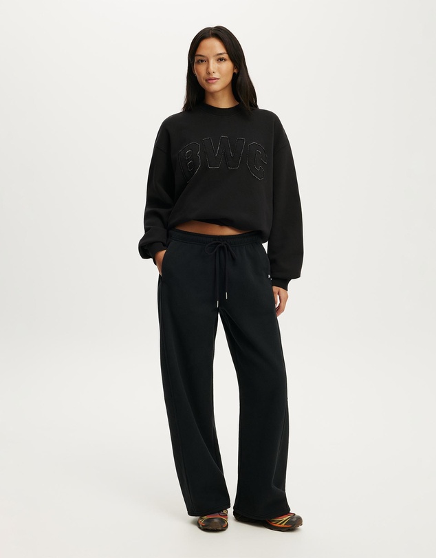 Cotton On Body Active - Fleece Graphic Crew Sweatshirt