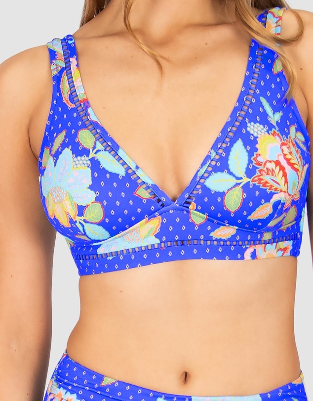 Baku Swimwear - Spice Temple D/DD Cup Longline Bikini Bra Top