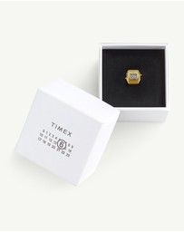 TIMEX - Timex x MM6 T80 Gold-tone Ring Watch