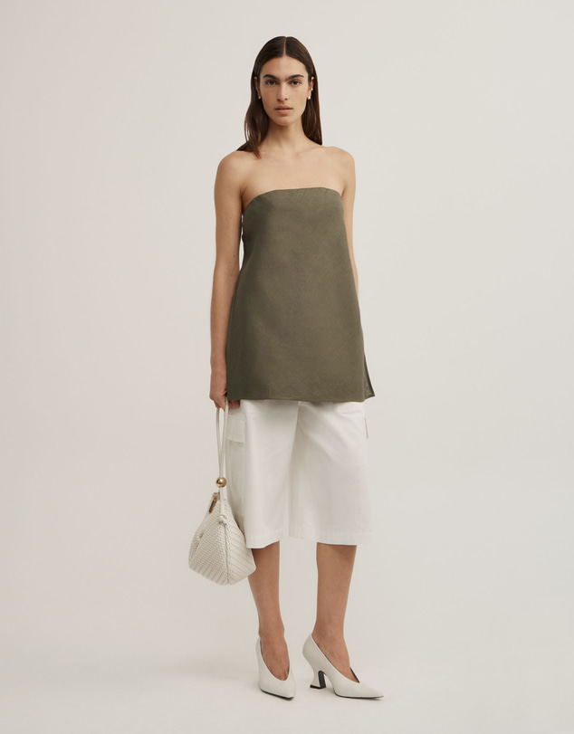 Witchery - Linen Strapless Top