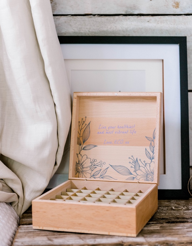 ECO. Modern Essentials - ECO. Wooden 36 Essential Oils Box