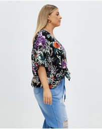 Hope & Harvest - Tie Front Top