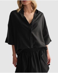 Decjuba - D-Luxe Linen Blend 3/4 Shirt