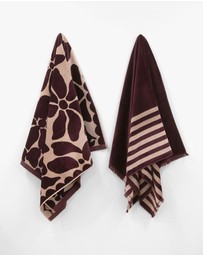 Aura Home - Palma Stripe Australian Cotton Beach Towel