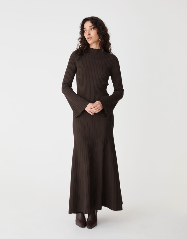 Forcast - Nevaeh A-Line Knit Skirt