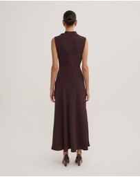 Witchery - Drape Neck Midi Dress