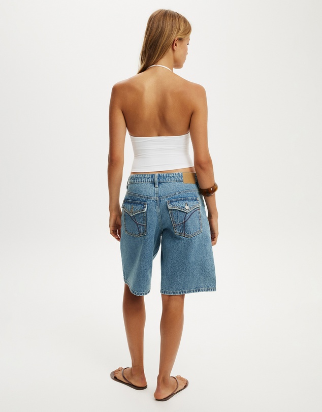 Cotton On - Baggy Denim Shorts