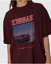 Thrills - Full Throttle Oversized Tee