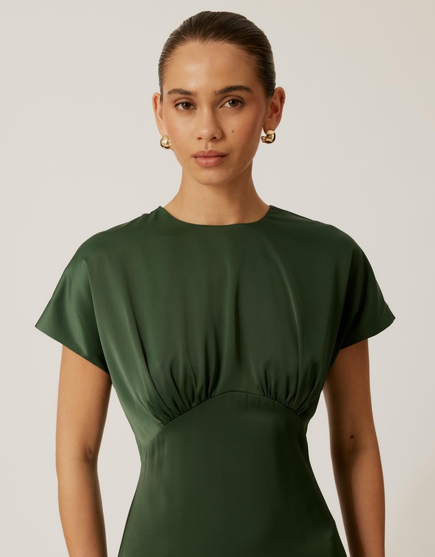 Tussah - Reena Satin Midi Dress