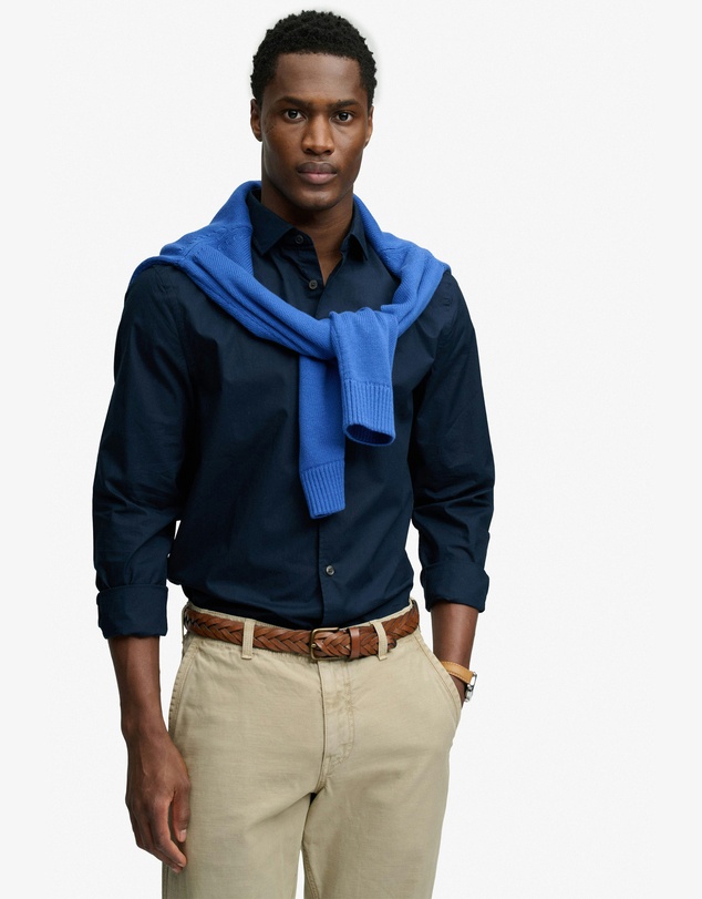 Superdry - Cut Away Poplin Long Sleeve Shirt