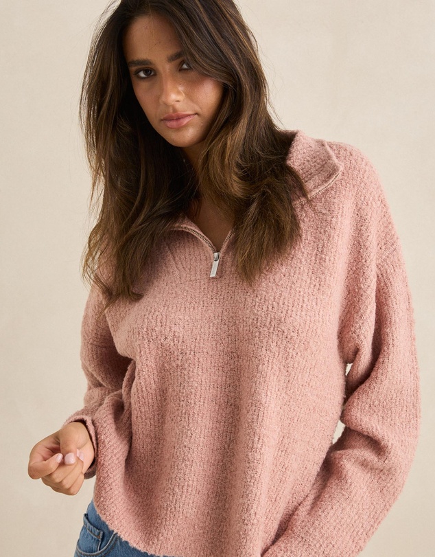 Rhythm - Quinn Zip Knit Jumper