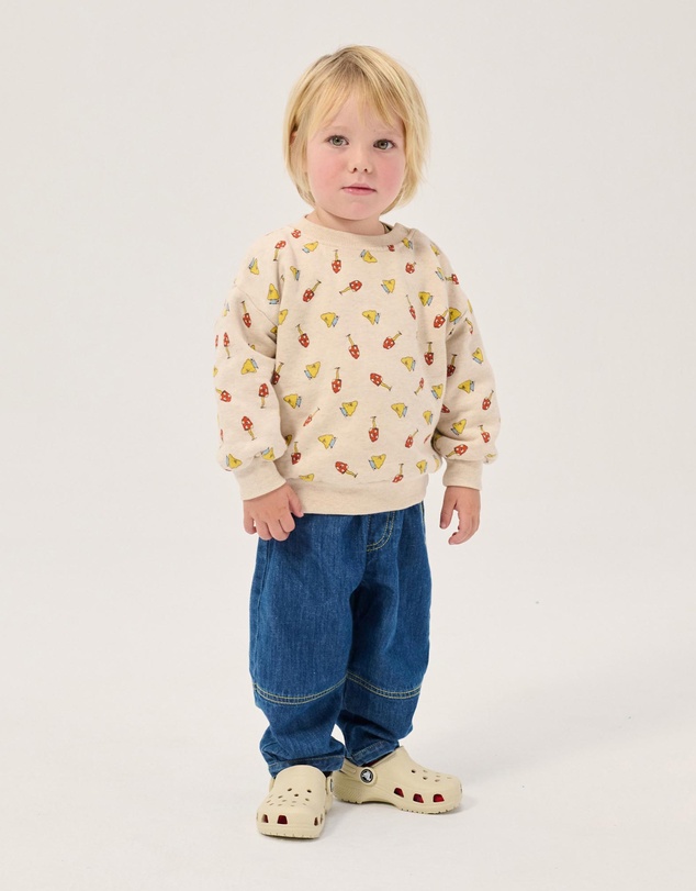 Bobo Choses - Mush Monster Duo All Over Sweatshirt - Babies