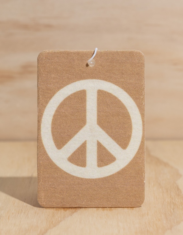 The Commonfolk Collective - Peace Sign Tan Air Freshener - 3 Pack
