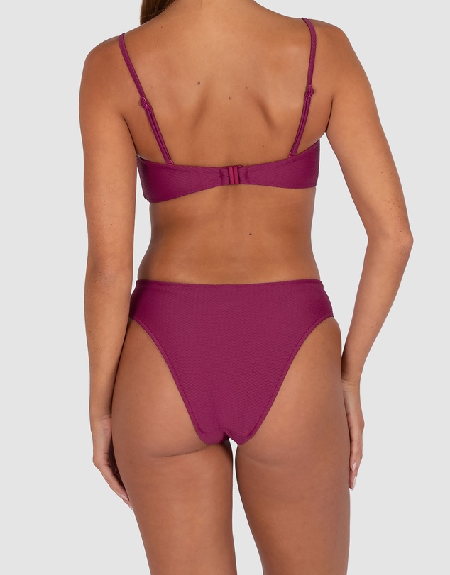 Baku Swimwear - Rococco High Waist Cheeky Bikini Bottom