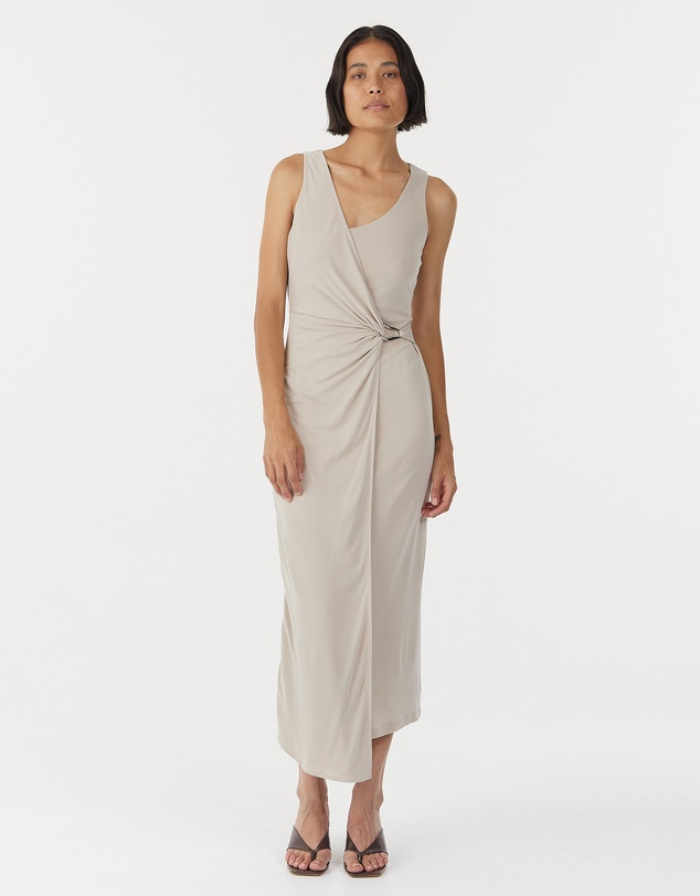Third Form - Stirling Twist Cross Over Midi Dress