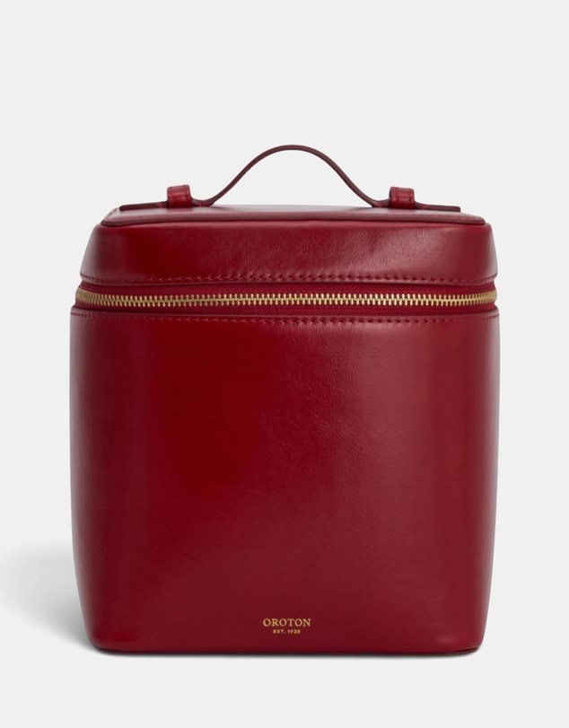 Oroton - Indi Crackle Medium Vanity Travel Case