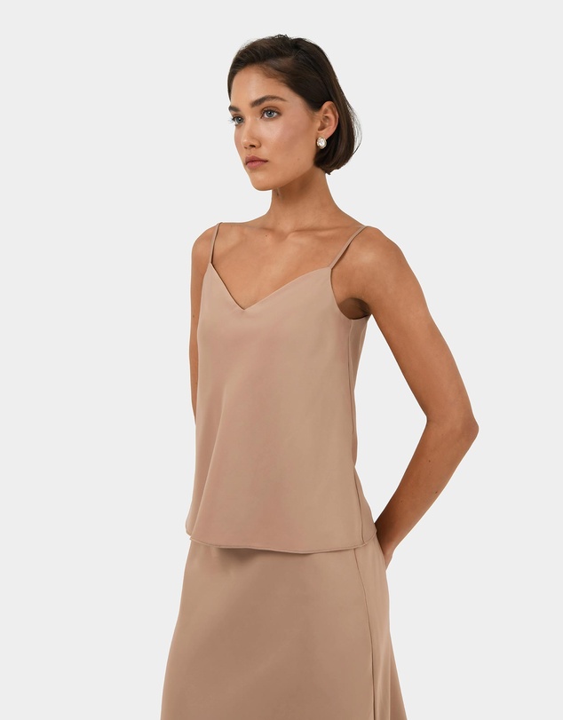 Forcast - Joy Satin V-neck Cami