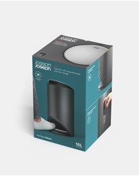 Joseph Joseph - Arc™ 10-Litre Slimline Pedal Bin with Liner Pocket - Carbon Black