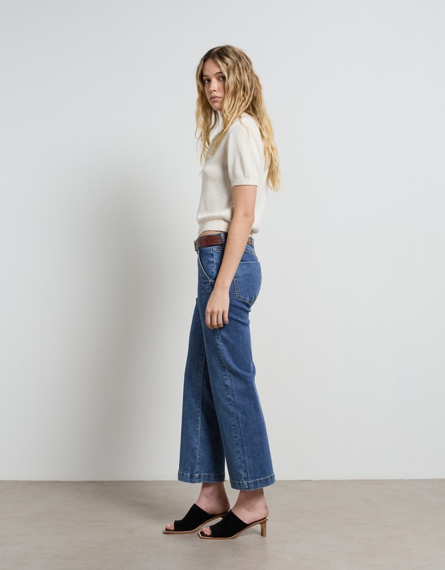 DRICOPER DENIM - Cody Kick Flare Mid Classic Trousers
