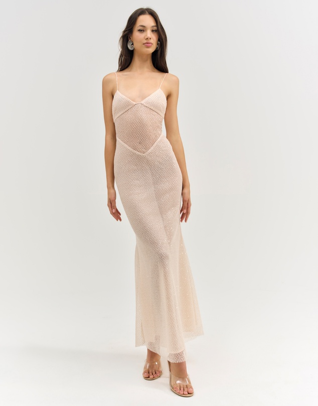 For Love & Lemons - Kate Sequin Maxi Dress