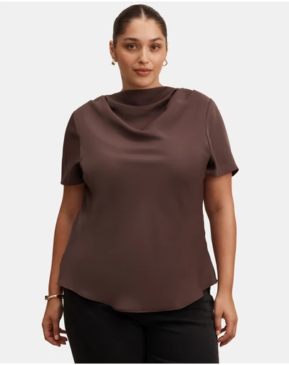 Forever New Curve - Jolie Curve High Neck Top