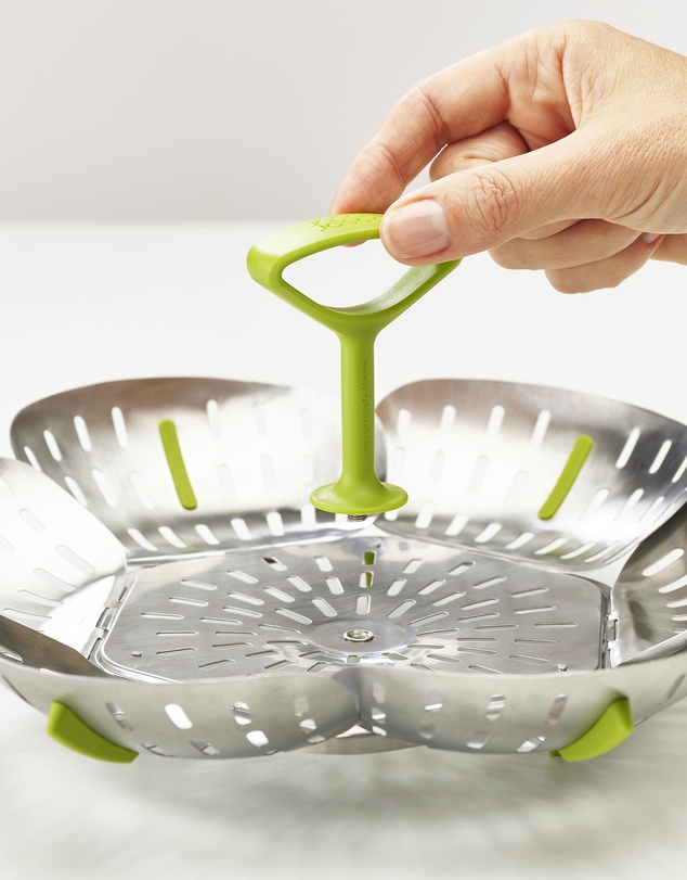 Joseph Joseph - Bloom™ Stainless Steel Folding Steamer Basket (Green)