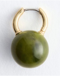 & Other Stories - Sphere Bead Hoop Earrings