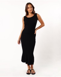 Petal & Pup - Reign Maxi Knit Dress - Black